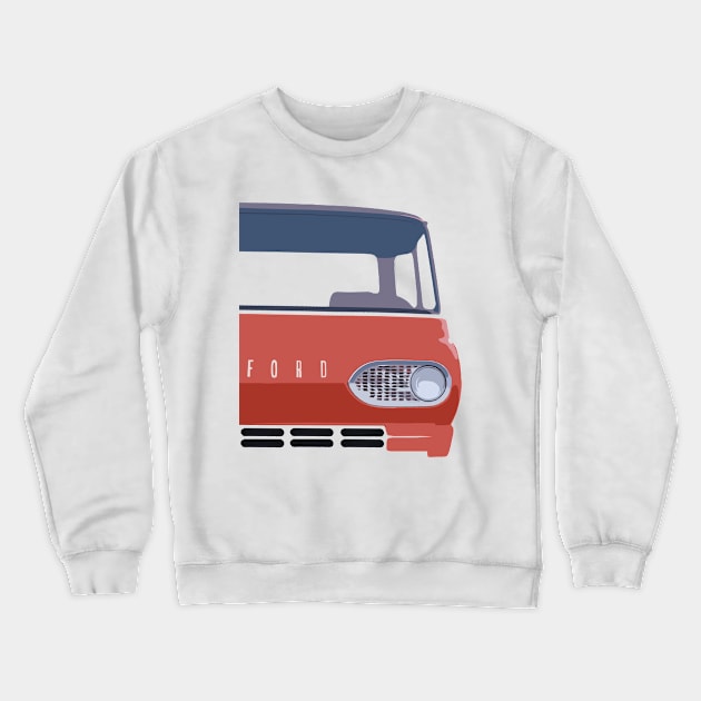 Ford Econoline - stylized Crewneck Sweatshirt by mal_photography